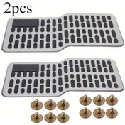 Resim Xuweiwei Black-2pcs 2 Adet Araç Çelik Aşınmaya Dayanıklı Kalınlaştırılmış Pedal Ana Kabin Anti Kayma Fren Pedalı Metal Koruyucu 