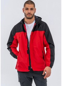 Resim Combat Tactical Rüzgar Ceketi Kırmızı - Siyah 