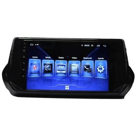 Resim Peugeot 2008 2020-2022 9 inç 8-128 GB Android Carplay Multimedya 