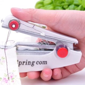 Resim Datatek Yumurcak Shop® Spring Come Mini Kolay Seyehat ve Ev Tipi El Dikiş Dikme Makinası 