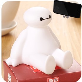 Resim Disney Baymax Tutucu | Küçük Eşyalar İçin Yaratıcı Silikon Telefon Tutacağı, Sevdikleriniz İçin Şirin Hediye 