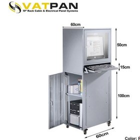 Resim Vatpan Dikili Tip Endüstriyel Bilgisayar Kabini Ral 7035 