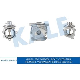 Resim KALE 349015 EGR VALFI POLO 01-09 A2 00-05 CORDOBA IBIZA 05-09 FA 