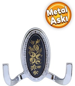Resim Badem10 Palmira Duvar Vestiyer Askısı Metal Dolap Elbise Havlu Askılığı Krom Askı askılık 