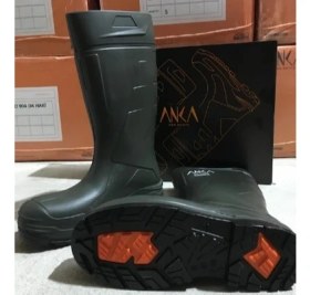 Resim Mekap Anka PRO904 Pu Çizme Uzun Haki O4 Çelik Burunsuz 