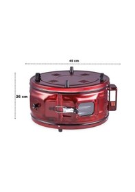 Resim Uğur U002 Lüx Davul Fırın Yuvarlak Bordo Fırın 45 Cm Lüx Standart 