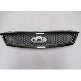 Resim Tyg 2011 - 2015 Ford Focus C Max - Ön Panjur Siyah Nikelaj Çıtalı (Tüv) (Tyg) (Oem NO:1715390) 