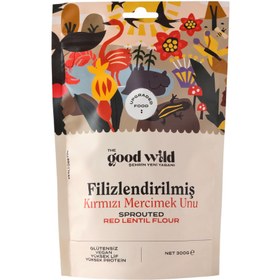 Resim THE GOOD WILD Filizlendirilmiş Kırmızı Mercimek Unu 300g 