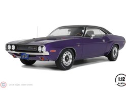 Resim 1:12 OTTO 1970 Dodge Challenger R/T Plum Crazy 1500 Limitli 