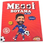 Resim Nessiworld Messi Sticker Mask Coloring Book 