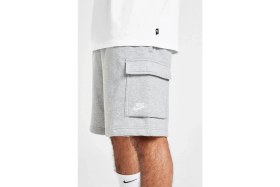 Resim Nike Sportswear Clup Fleece Erkek Gri Kargo Cepli Şort 