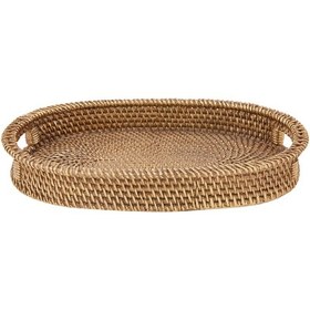 Resim Karaca Nova Hasır Görünümlü Dekoratif Tepsi 33.5X22.5Cm 