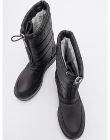 Resim Luvishoes Vay Siyah Fermuarlı Kadın Kar Botu Siyah 