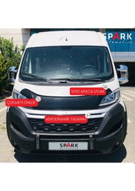 Resim Citroen Jumper 2014-2023 Yılı Uyumlu Kaput Rüzgarlığı 3mm Siyah 