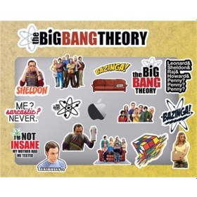 Resim The Big Bang Theory Seri 1 Sticker Seti Laptop Ajanda Pc Tablet Telefon Etiket Bullet Journal Diğer 