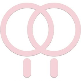 Resim Goldenqian Magsafe Manyetik Plaka Halkası Evrensel Metal Demir Etiket Desteği Kablosuz Şarj Cihazı Metal Plaka Levha Mıknatıs Araç Tutucu Pink Pink 