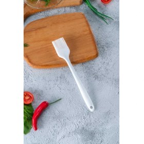 Resim Acar Beyaz Silikon Yumurta Fırçası 21CM 