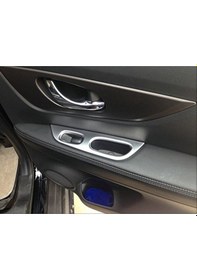 Resim Nıssan X-Traıl 2014-2017 Kapı Kolçak Düğme Kaplaması Sılver (550636726) 