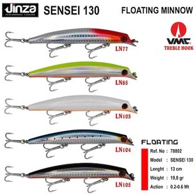 Resim Jinza Sensei 130 Mm 19.8 Gr Maket Balık 