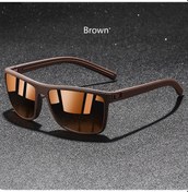 Resim Dıkelang Vintage Polarize Güneş Gözlüğü - Erkek/kadın Klasik Kare Retro Sürüş Gözlüğü Uv400mor51gri Gri 