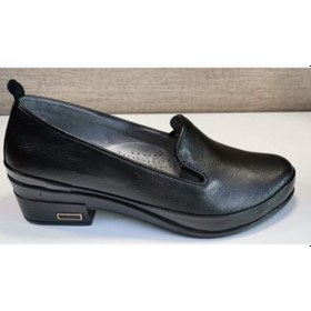Resim Castle Black 24553 Kadın Hakiki Deri Comfort Ayakkabı Sıyah Siyah 