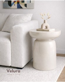 Resim Fargo Mantar Yan Sehpa - Kırık Beyaz Kırık Beyaz 