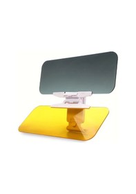 Resim Dashanshop Gece/gündüz Oto Güneşlik Uzatma Seti - Parlaklık Ve Kör Nokta Azaltıcı, Tüm Araçlar İçin Sarı Yeşil Kırmızı 