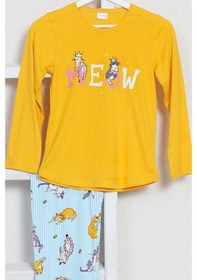 Resim Vienetta Genç Kız O Yaka Süprem Penye Pijama Takım 9581,7-14 Yaş (452961309) 