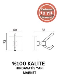 Resim Çelik Banyo Paslanmaz Pirinç Kumru 1 Li Askılık Mat Siyah 