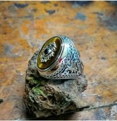 Resim Argento Silver Erkek Gümüş Yüzük 