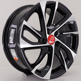 Resim R1 Wheels 16 inç 5*108 ET35 Siyah Jant Takımı (J-1506) 