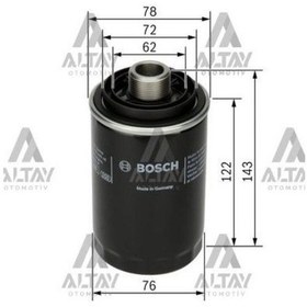 Resim Esse Otomotiv Passat A4 A5 Q3 /Q5 Cc Tiguan 08-15 1.8 -2.0 Cctb- Yağ Filtresi - 06J115403Q BSH-F026407080 