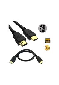 Resim 50 Cm 24K Gold Plated Full Hd Kısa Hdmi Kablo 