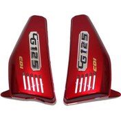 Resim Kmtmak Motosiklet Cg 125 Kırmızı Yan Kapak Takımı /grenaj 