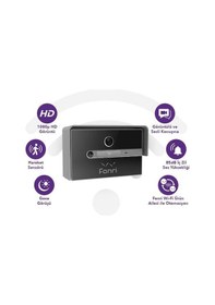 Resim Fonri Wf3-el3-0502-02 Wıfı Kablosuz Akıllı Kapı Zili-123867 