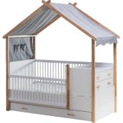 Resim Bubu Home Myhouse Büyüyen Bebe Karyolası 80X180 