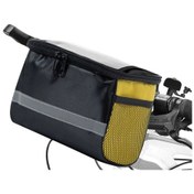 Resim Teltree Bisiklet Çubuğu Çantası, 600d Mesh Malzeme, Büyük Kapasite, Çift Zip, Tüm Bisikletlere Uygun, Sarı Çok Renkli 