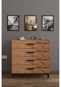 Resim Wood House Melodi Şifonyer Çam 