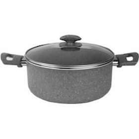 Resim Mehtap 24Cm Granit Derin Tencere Gri 