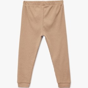 Resim Erkek Bebek Ribanalı Beli Lastikli Basic Jogger Eşofman Altı 