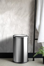 Resim Prima Nova Vita 9 LT Döner Kapaklı Banyo Mutfak Ofis Çelik Çöp Kovası 
