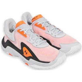 Resim Under Armour 3028461 Ua Spawn 7 Basketbol Pembe Erkek Spor Ayakkabı Pembe 