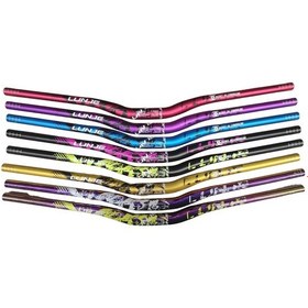 Resim Lunje Alüminyum 31.8 780 Mm Riser Mtb Gidon Bisiklet Gidonu Mor Siyah Mor 