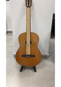 Resim Sevinia Masif Gül Ağacı Ladin Kapak Tam Boy Kalsik Gitar-Kılıflı 