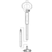 Resim 160-250/250-400 Silindir Komparatörü Uzatma 750MM 