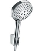 Resim Hansgrohe Raındance Select S Dus Askı Setı 120 3jet Powderraın 125cm Dus Hortumu Ile Krom 27669000 