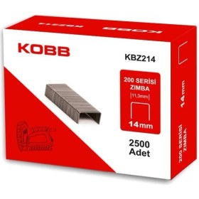 Resim Kobb Kbz214 14mm 2500 Adet 200 Serisi Ağır Hizmet Tipi Zımba Teli 
