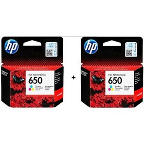 Resim Hp 650 Renkli 2 Li Set Kartuş 