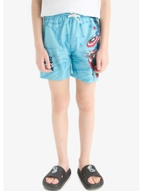Resim Defacto Erkek Çocuk Marvel Comics Deniz Şortu E5552a825hsbe510 Mavi 