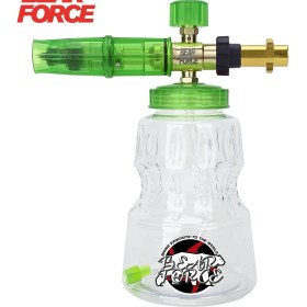 Resim Robeve Bear Force Foam Lance Köpük Yapıcı Aparat 1l Köpük Aparatı Basınçlı Yıkama Makineleri Için Köpük Aparatı Çift Nozzle Ile Birlikte Foam Canon 